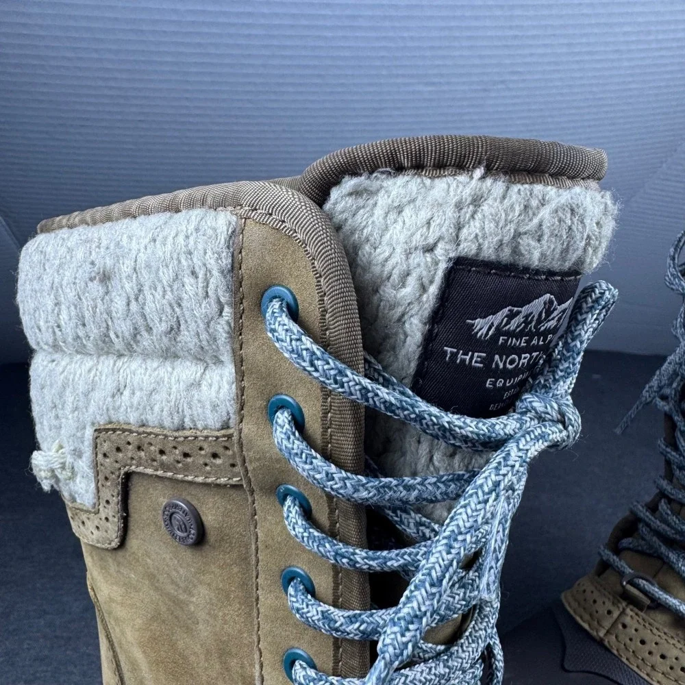 The North Face Women's Winter Snow Boots Insulated‎ Waterproof Cozy Tan Size 7